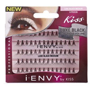 090.  KISS   i-Envy Luxe Black Medium Lashes by KISS